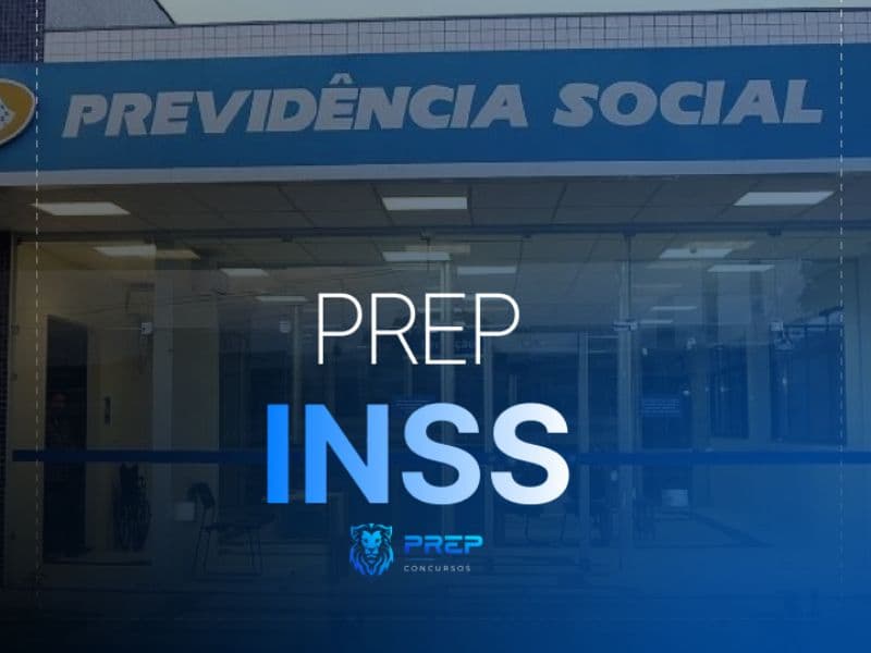 Capa do curso preparatório PREP INSS 2025